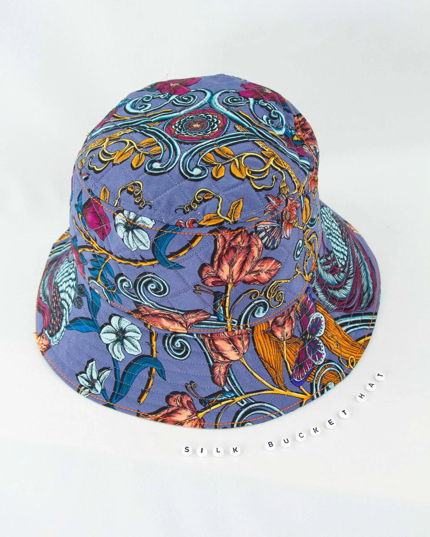 Delany Silk Bucket Hat