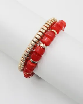 Double Layered Beaded Bracelet