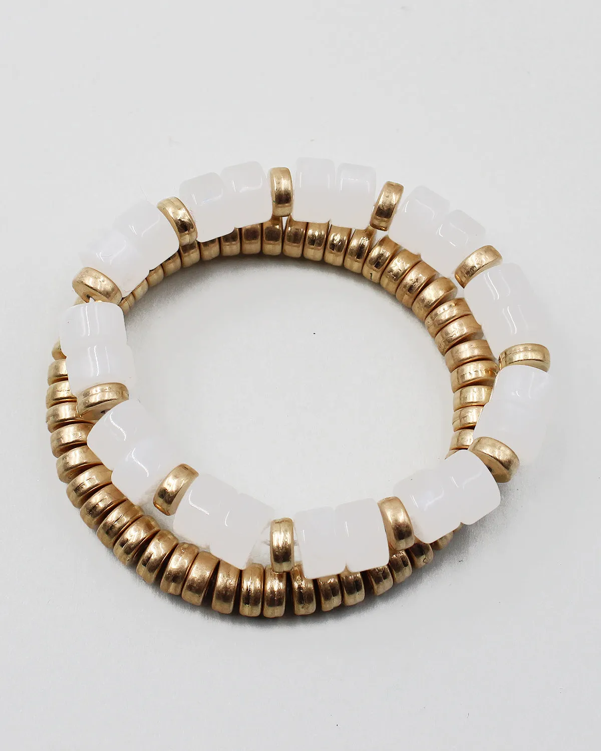 Double Layered Beaded Bracelet