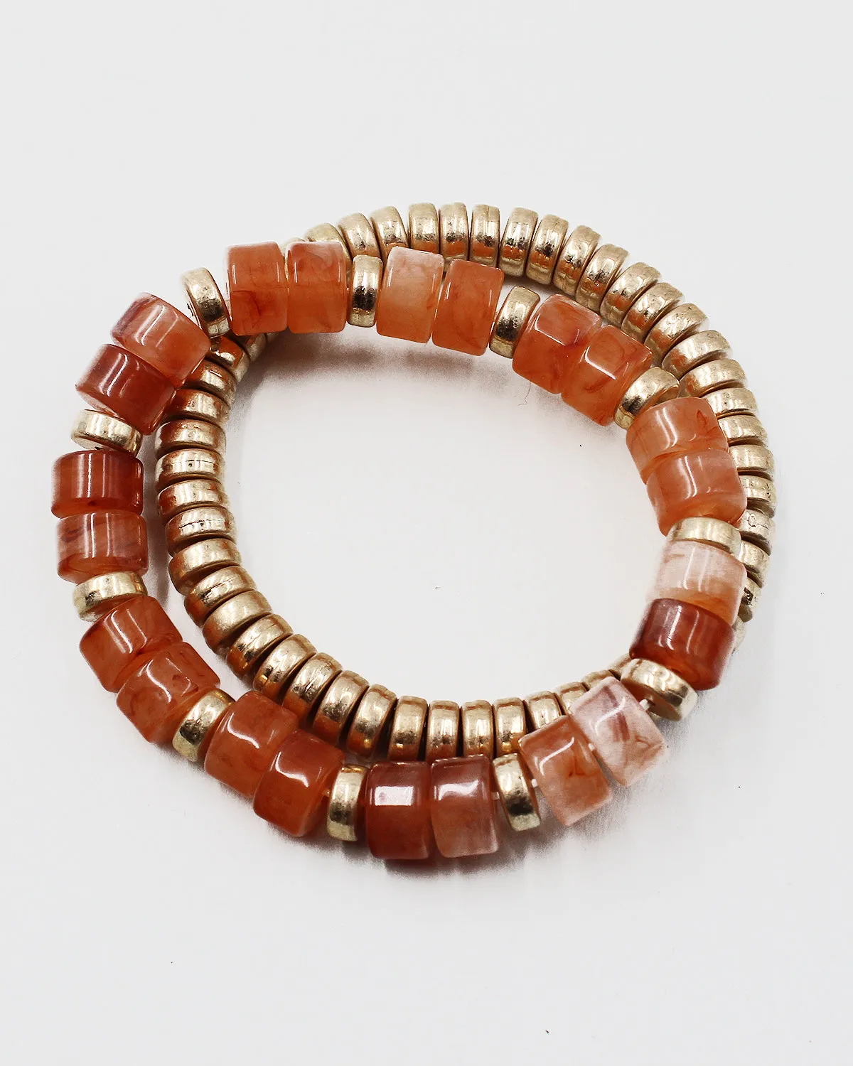 Double Layered Beaded Bracelet