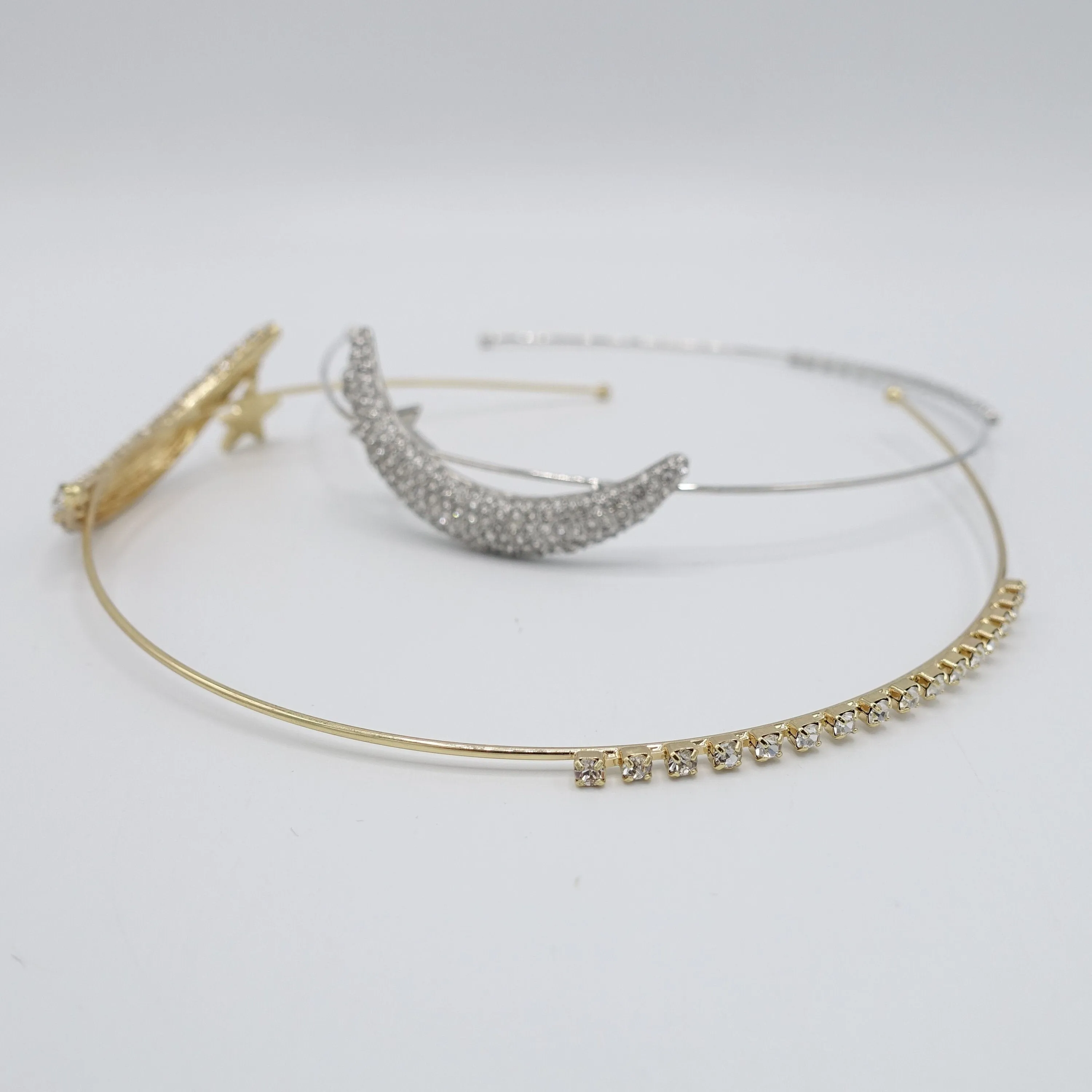 dreaming moon and star thin headband