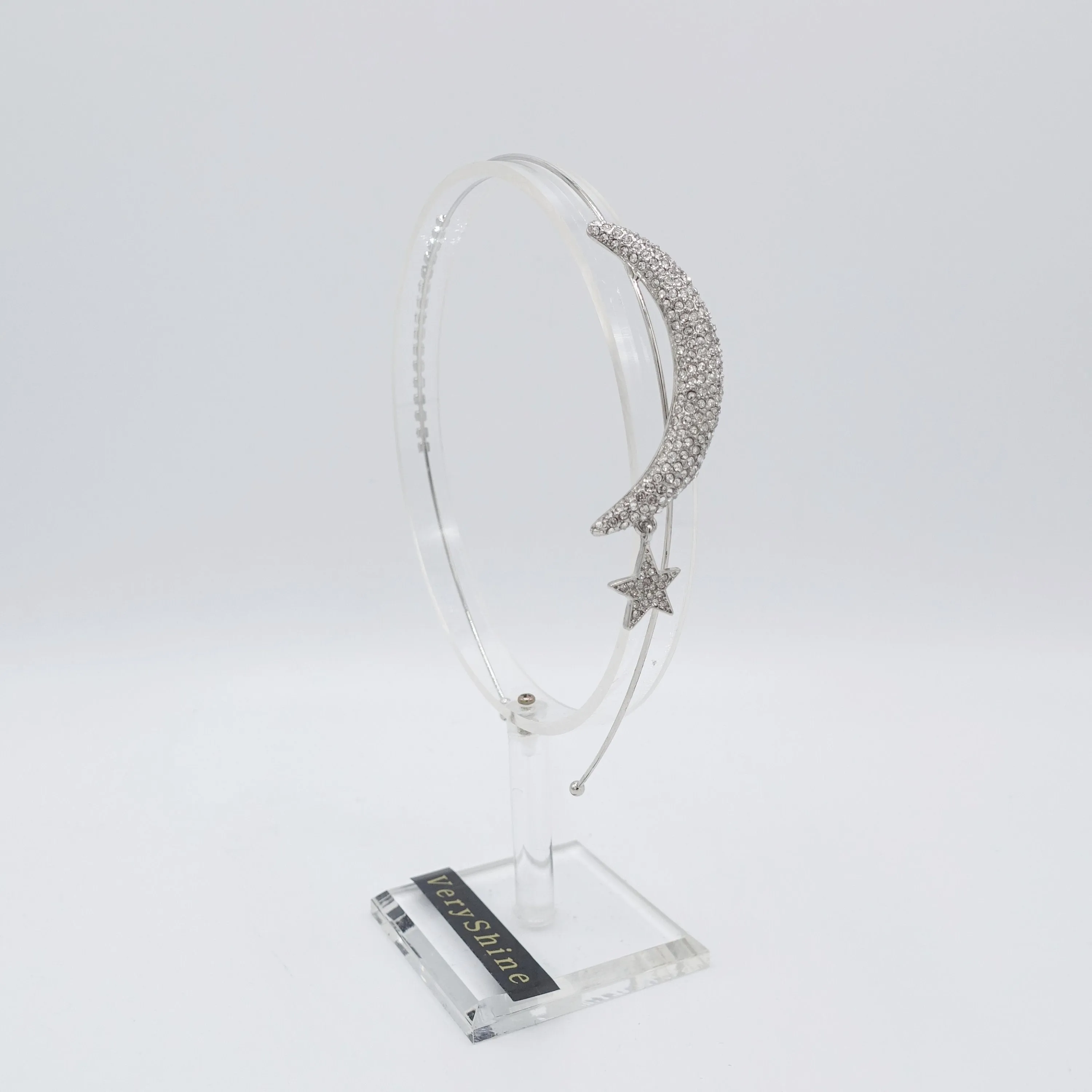 dreaming moon and star thin headband