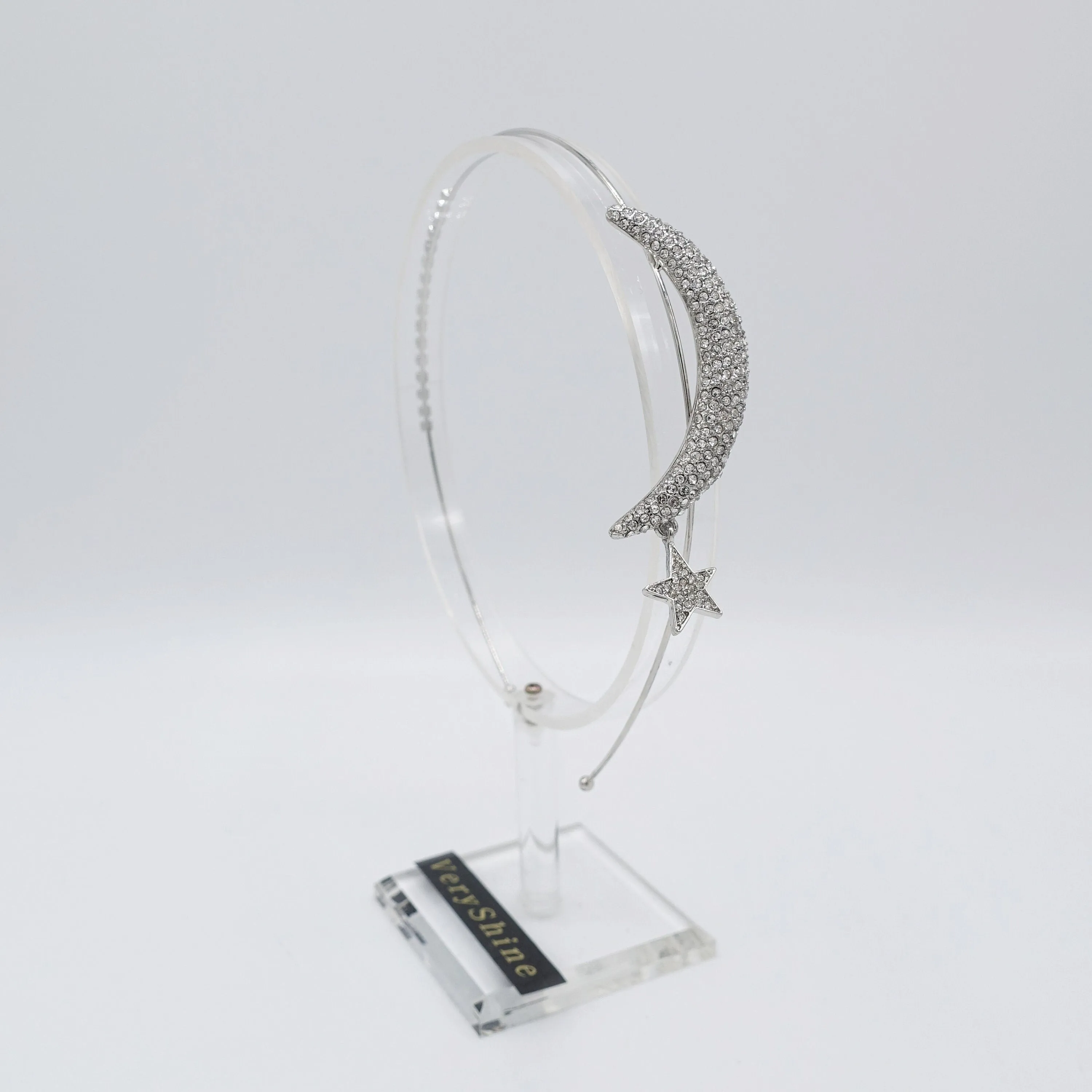 dreaming moon and star thin headband