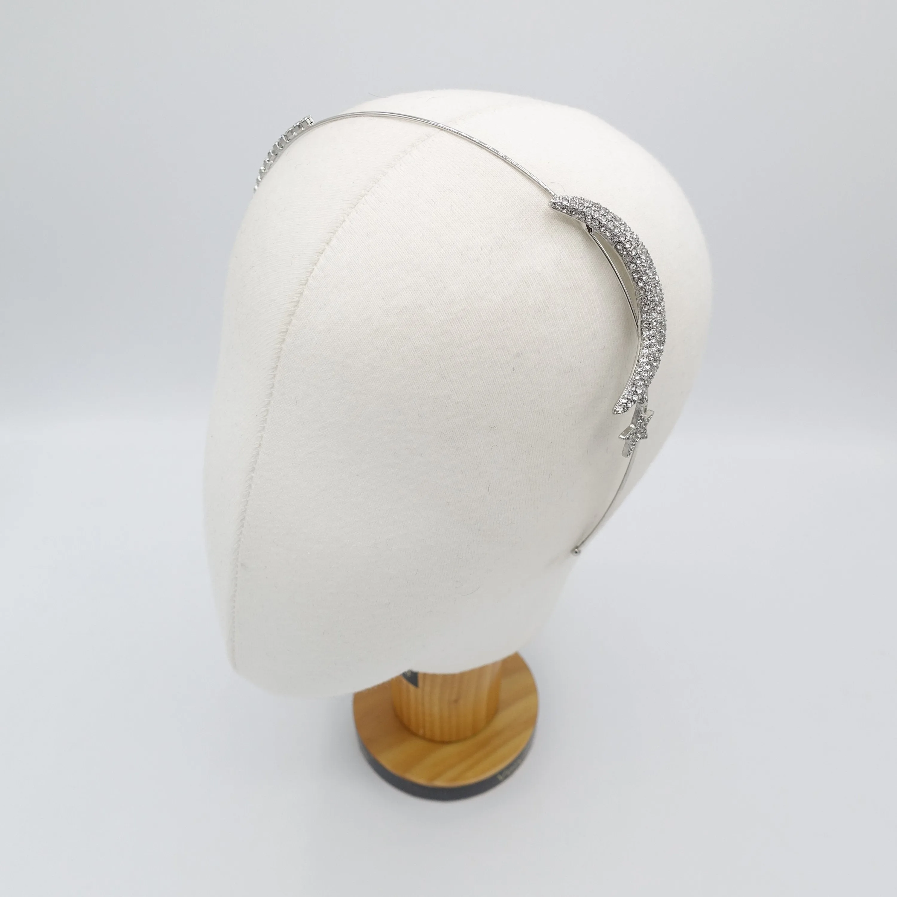 dreaming moon and star thin headband