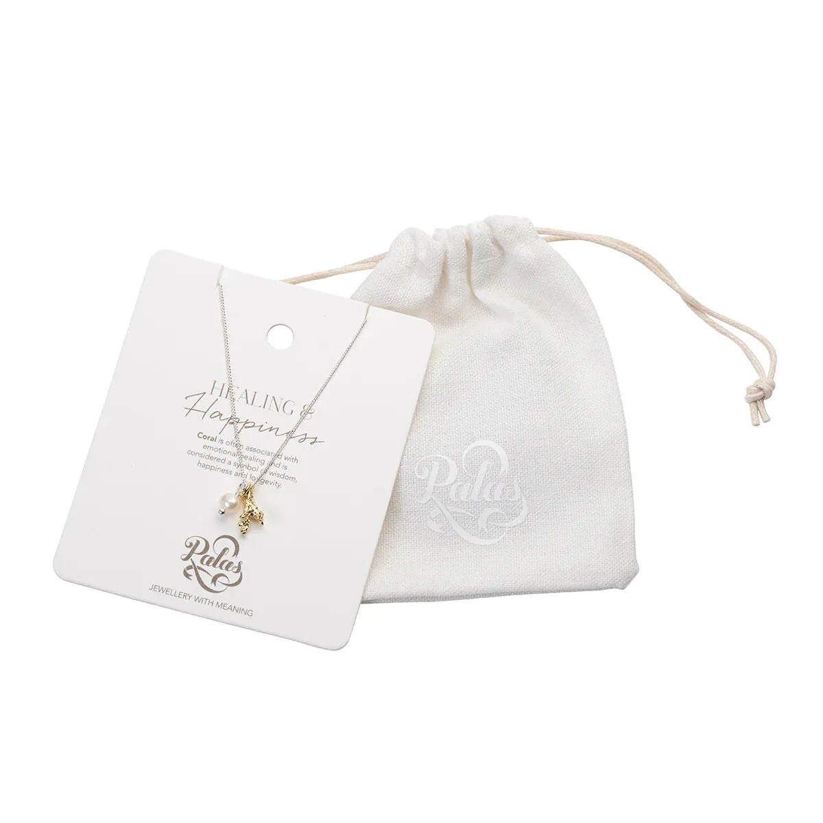 Dreamweaver Necklace - Coral Healing & Happiness