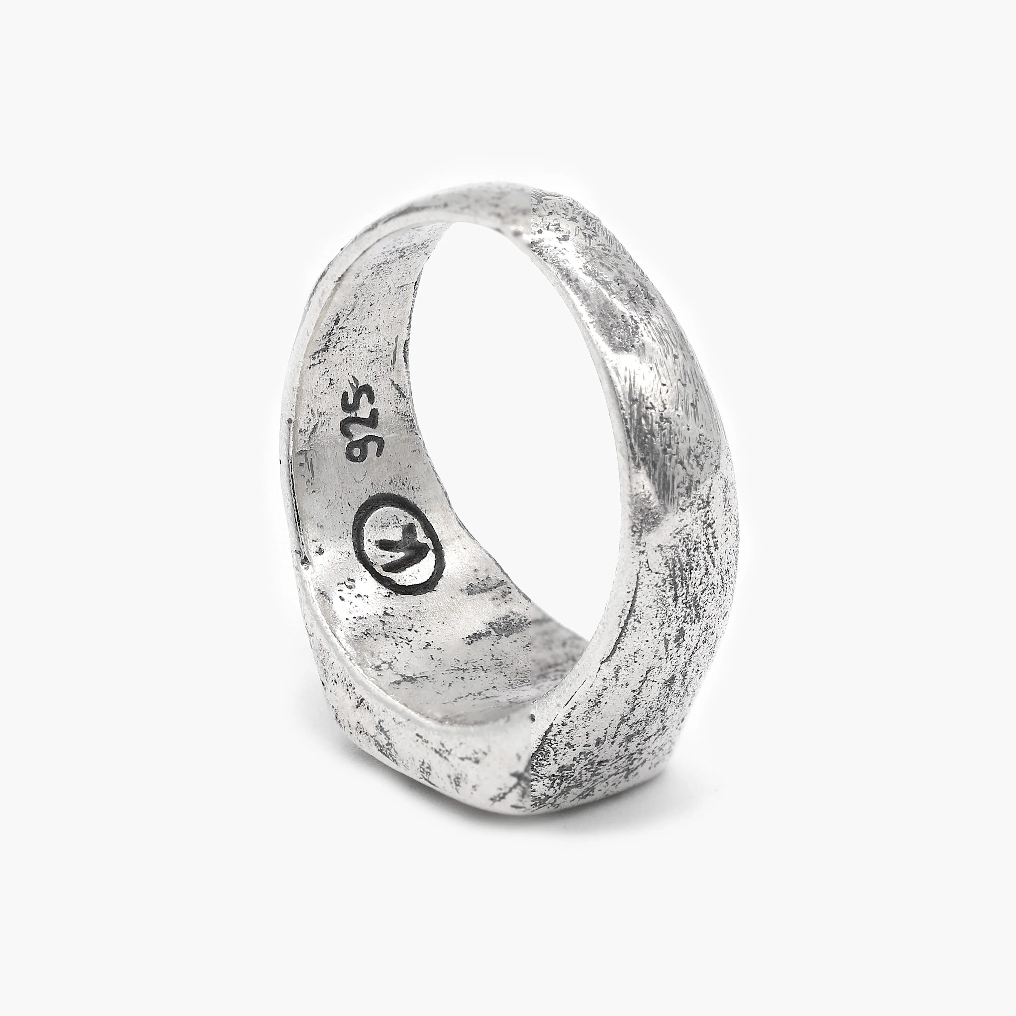 Duo Sapphire Gemstone Sterling Silver Ring