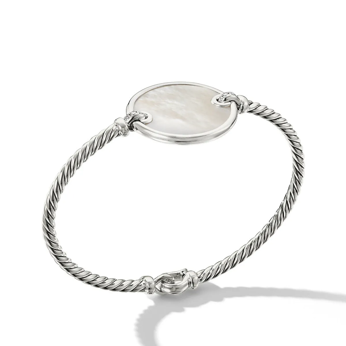 DY Elements Bracelet with Mother of Pearl and Pave Diamonds