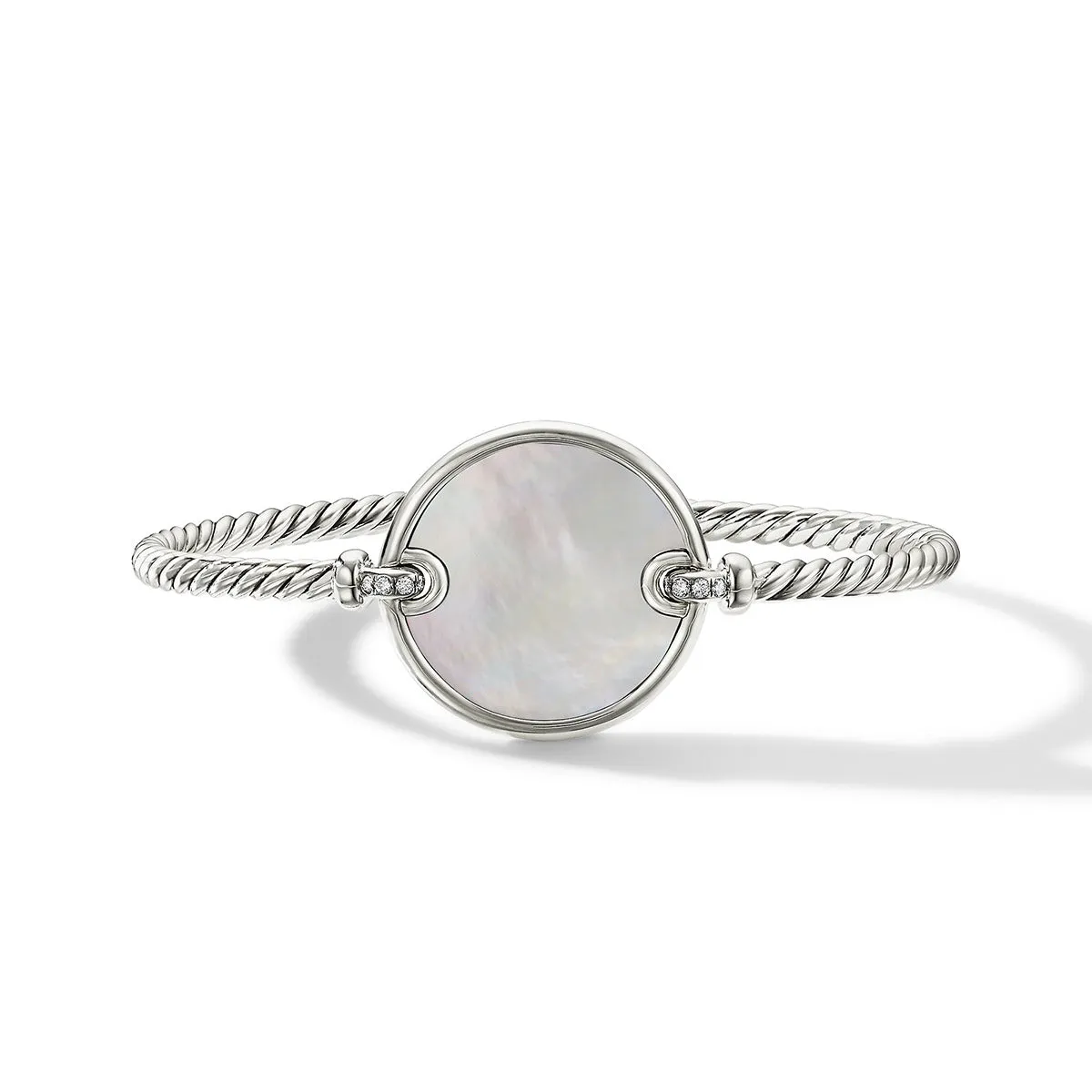 DY Elements Bracelet with Mother of Pearl and Pave Diamonds
