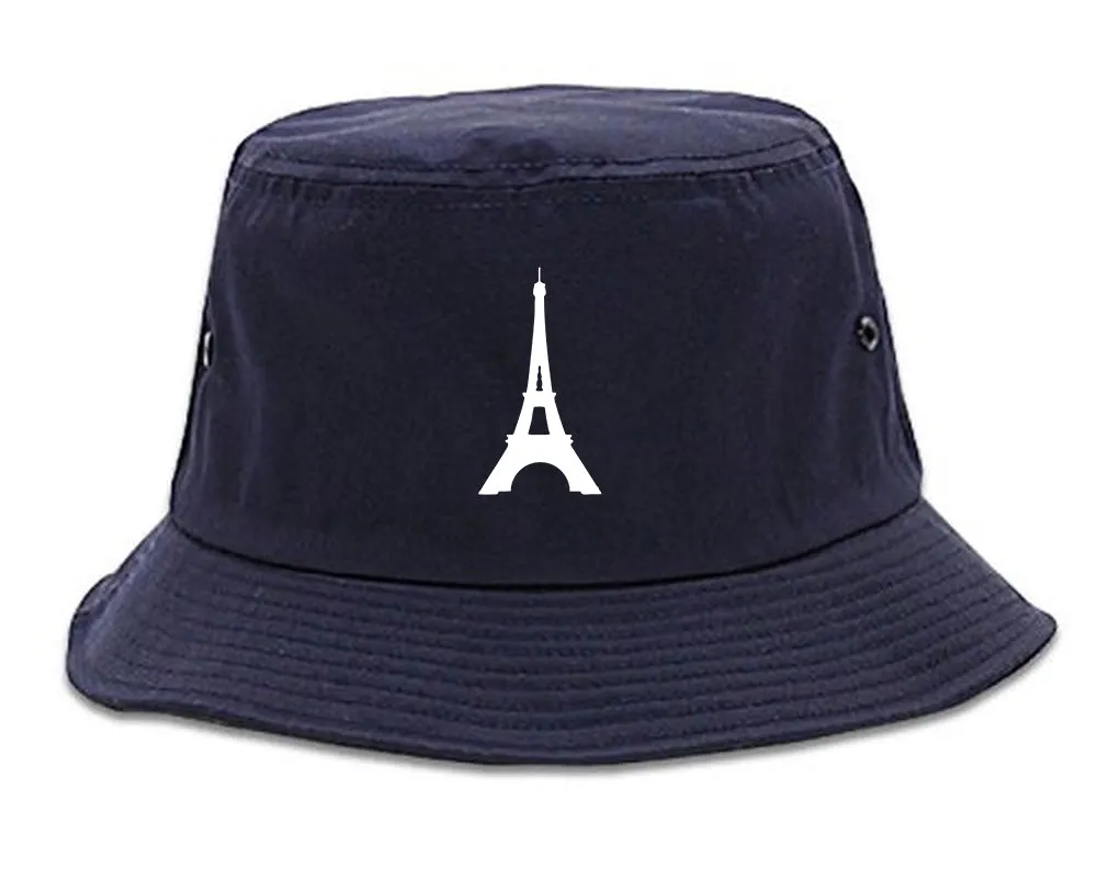 Eiffel Tower Paris Chest Mens Bucket Hat