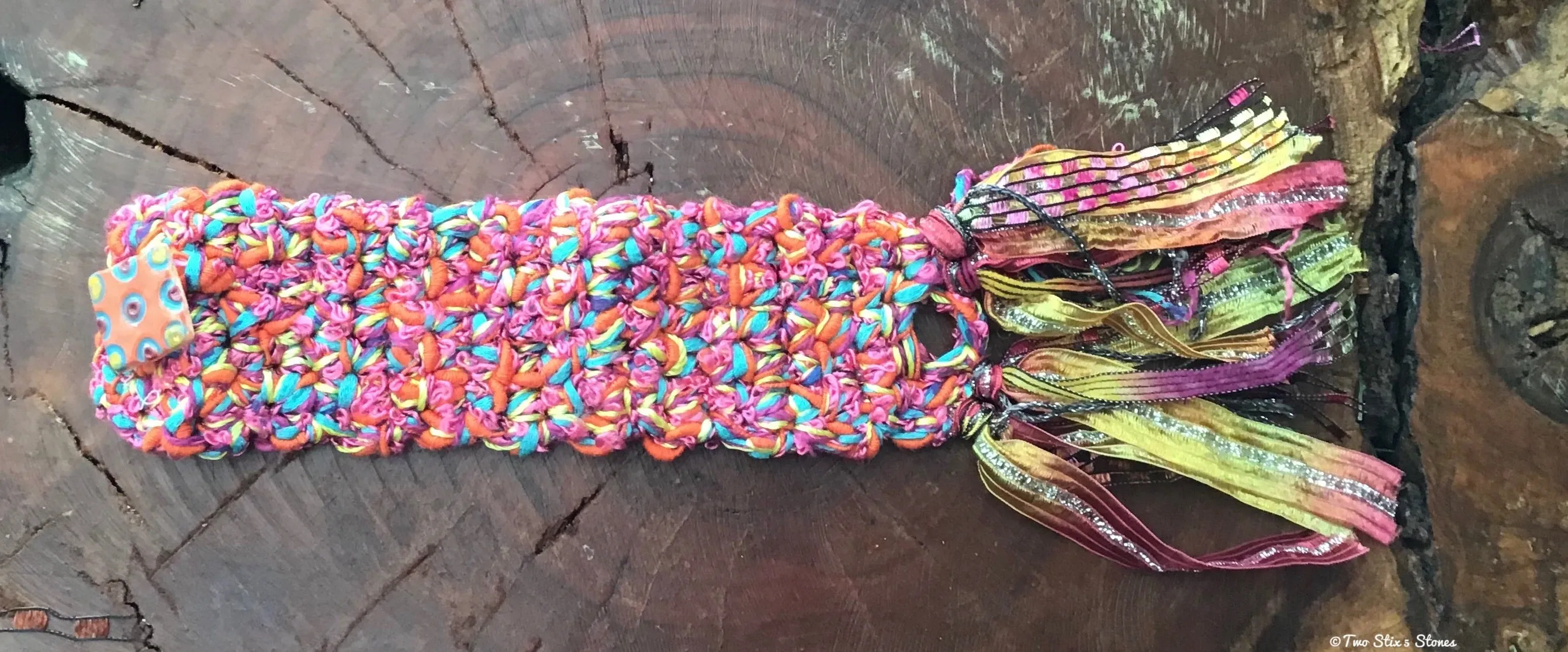 Electric Tweed Cuff/Bracelet