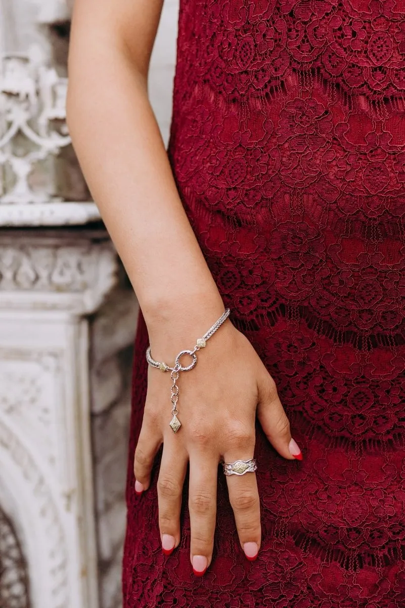 Embrace Freedom Bracelet™ in 18K Gold & Rhodium Over Sterling Silver
