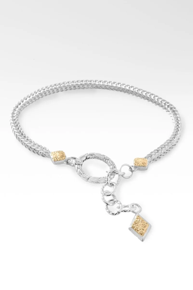 Embrace Freedom Bracelet™ in 18K Gold & Rhodium Over Sterling Silver