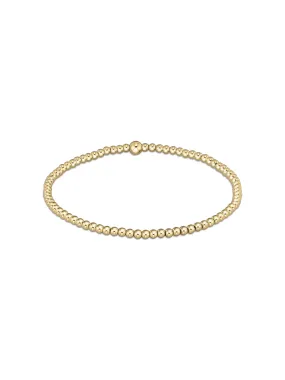 enewton Classic Gold Bead Bracelet: 2.5mm