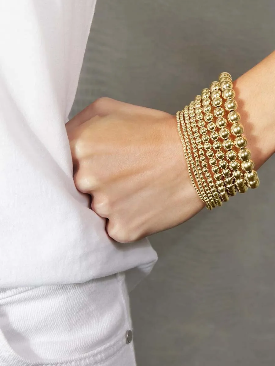 enewton Classic Gold Bead Bracelet: 2.5mm