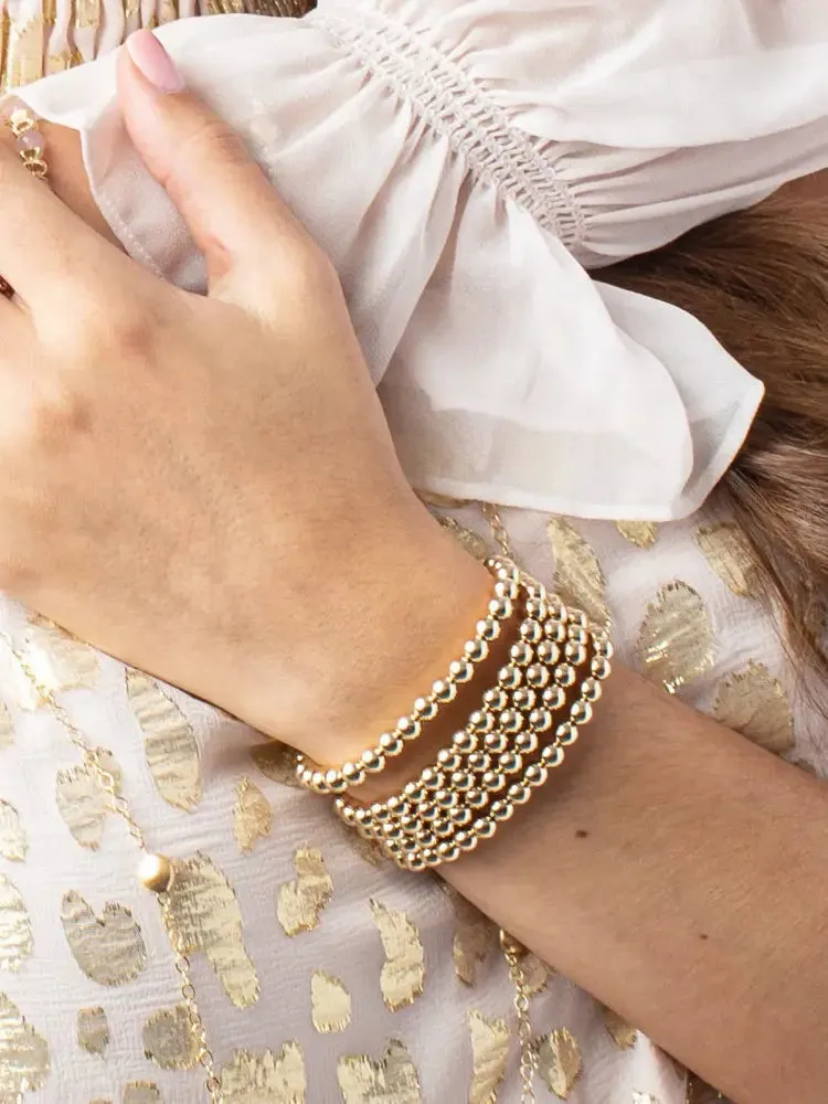 enewton Classic Gold Bead Bracelet: 5mm