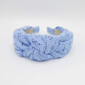 eyelet top knot headband Sprint Summer hairband for women