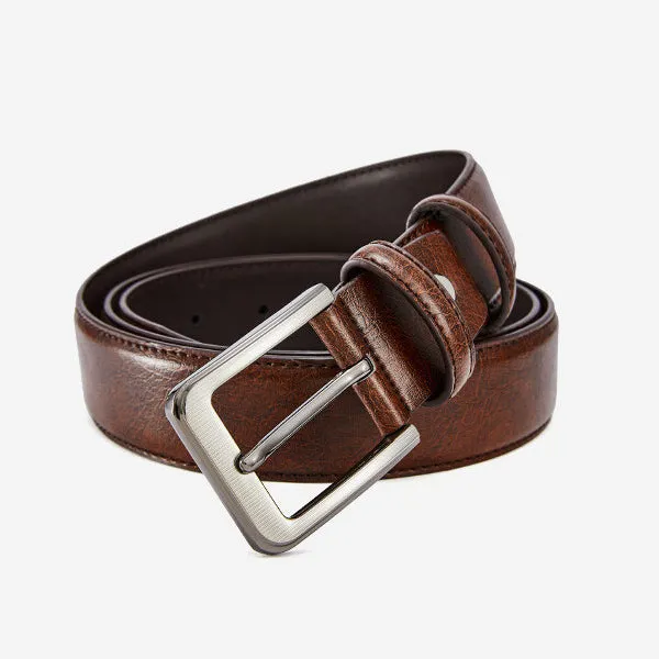 Fashion Brown Genuine Leather Belt 時尚棕色牛皮皮帶 KCBELT1105