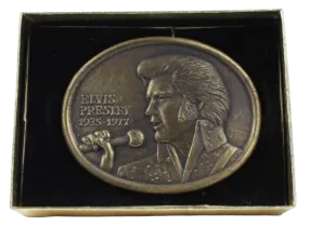 First Edition 1935 1977 Elvis Presley Belt Buckle