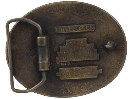 First Edition 1935 1977 Elvis Presley Belt Buckle