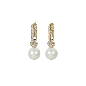 French Lady Gold Earrings