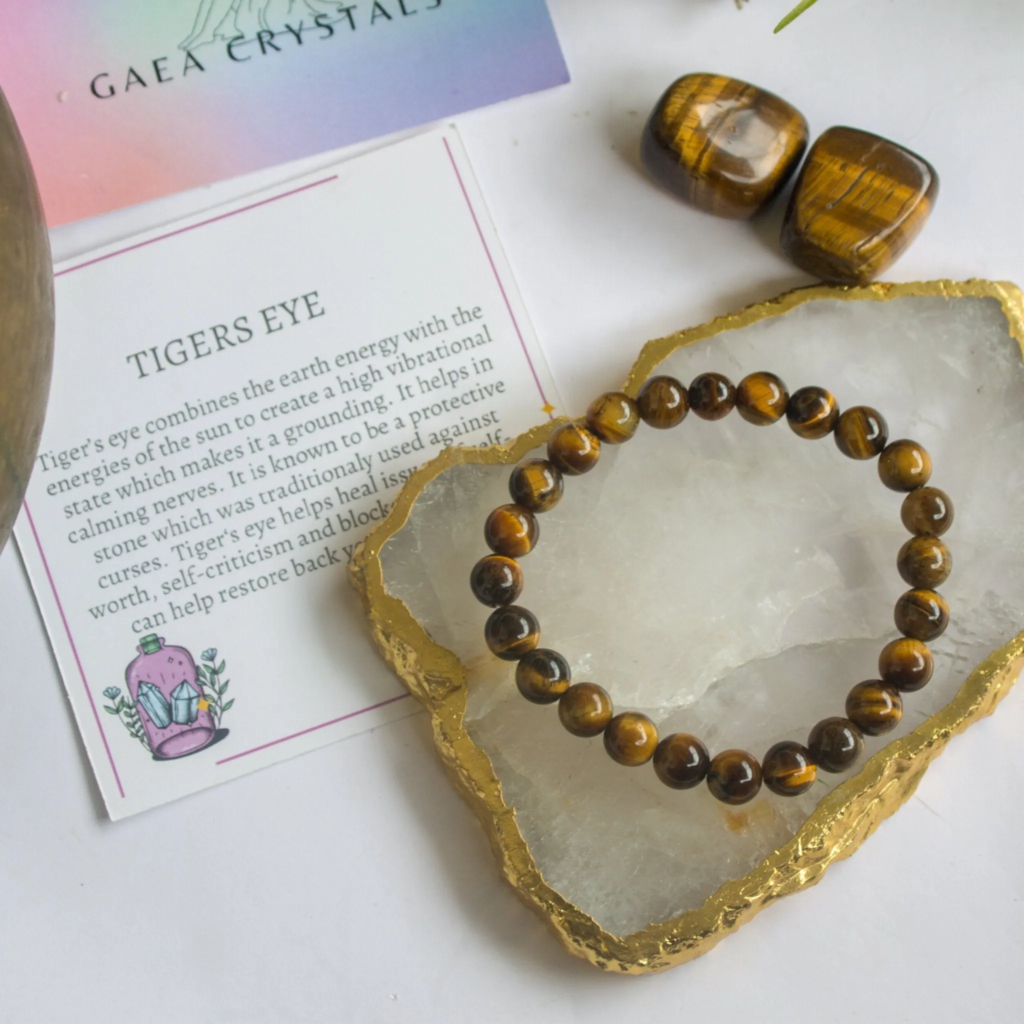 Gaea Crystals - Tiger's Eye Bracelet
