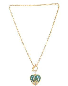 Glow Radiance Heart Pendant With Chain