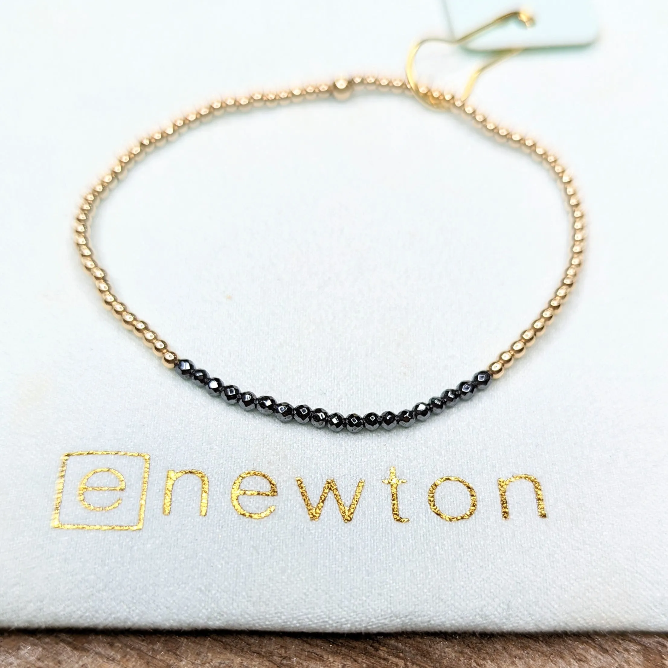 GOLD BLISS 2MM FACETED HEMATITE