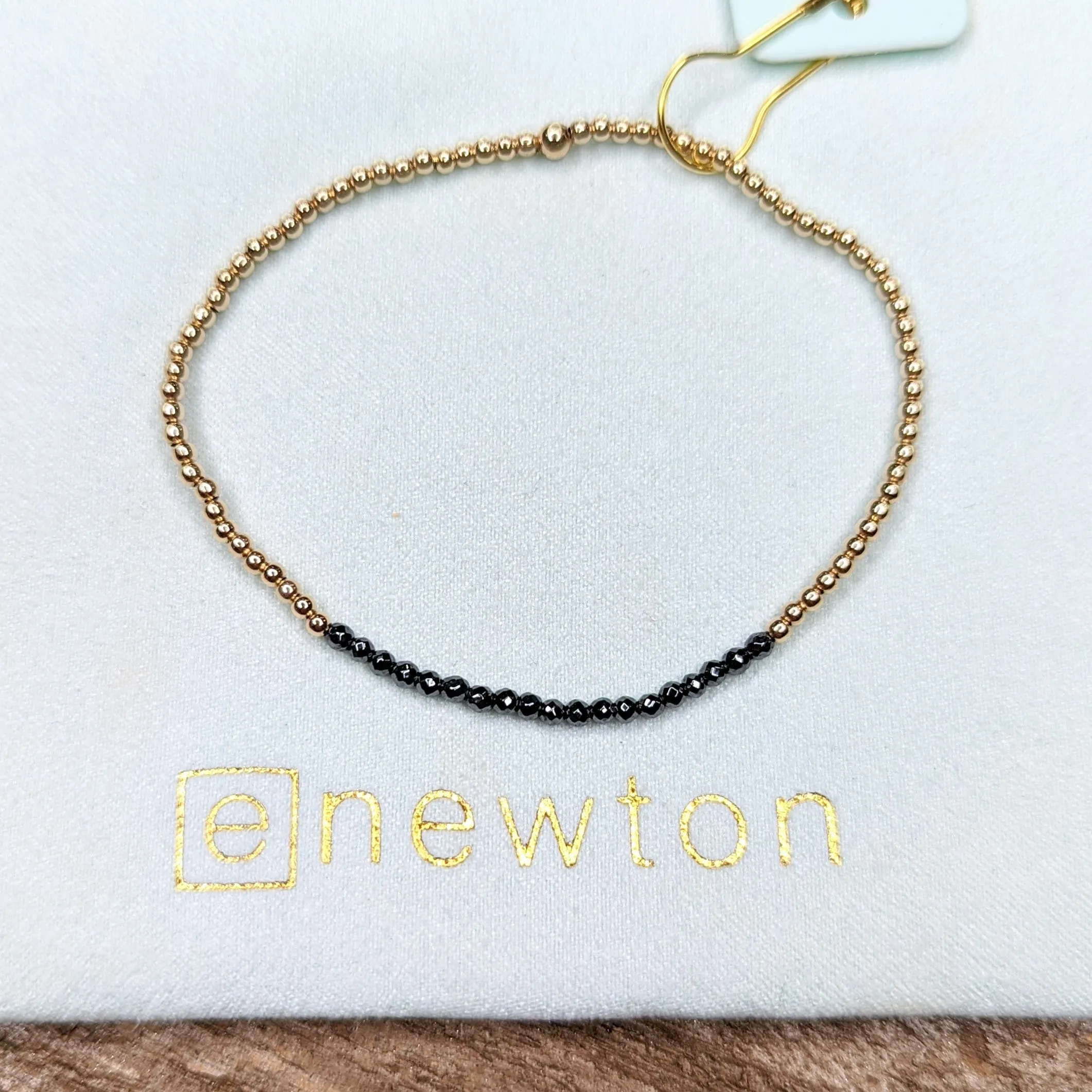 GOLD BLISS 2MM FACETED HEMATITE