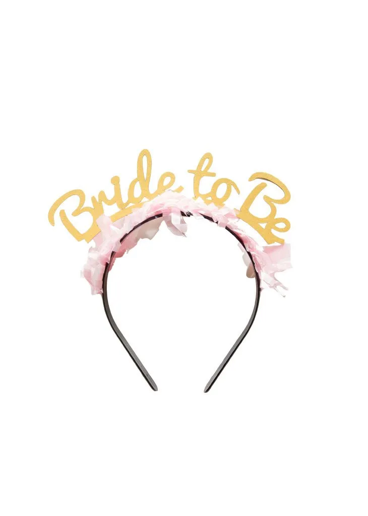 Gold 'Bride to Be' Headband