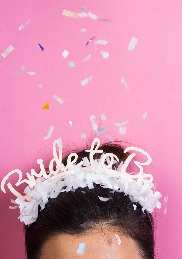 Gold 'Bride to Be' Headband