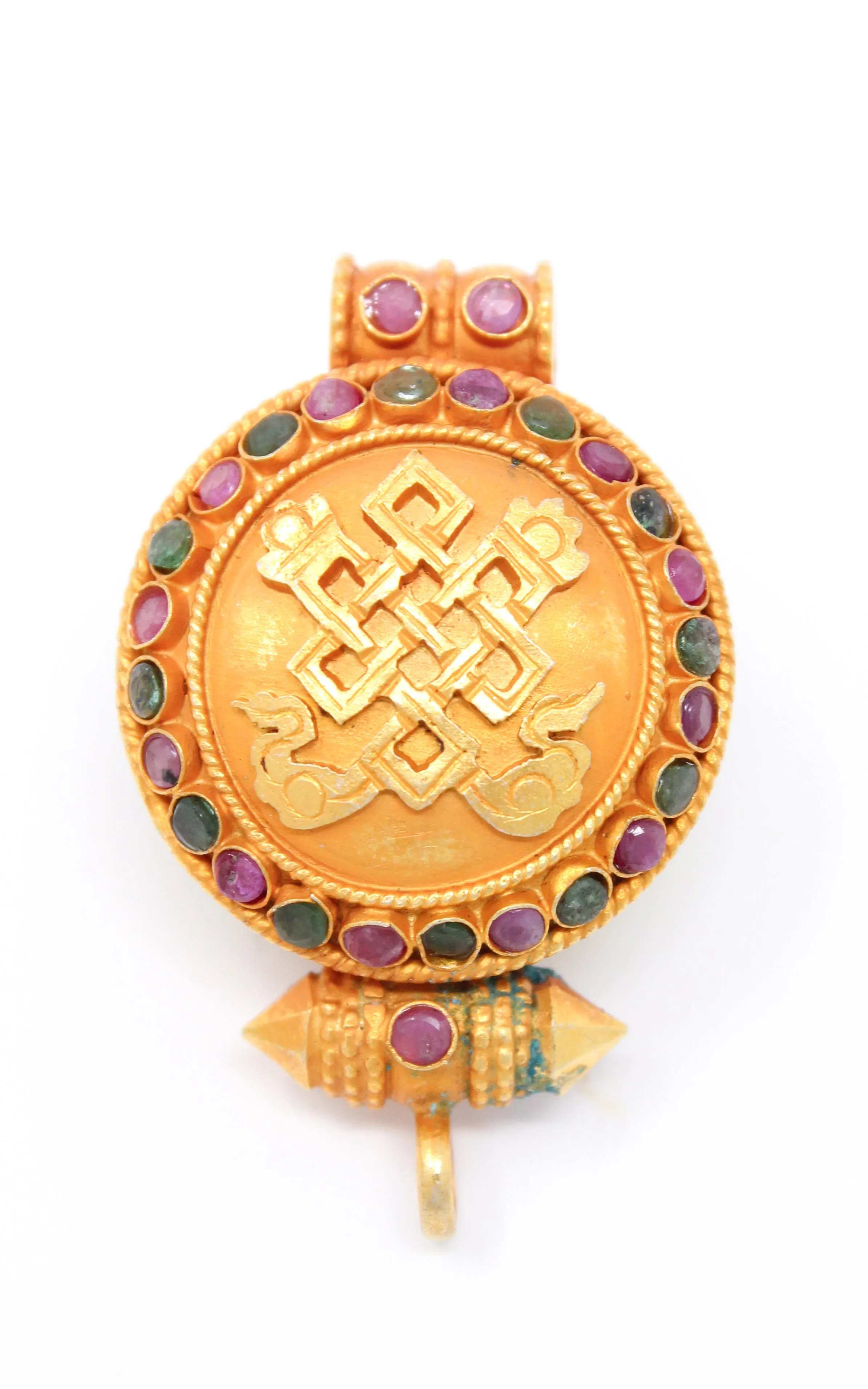Gold Plated Endless Knot Locket