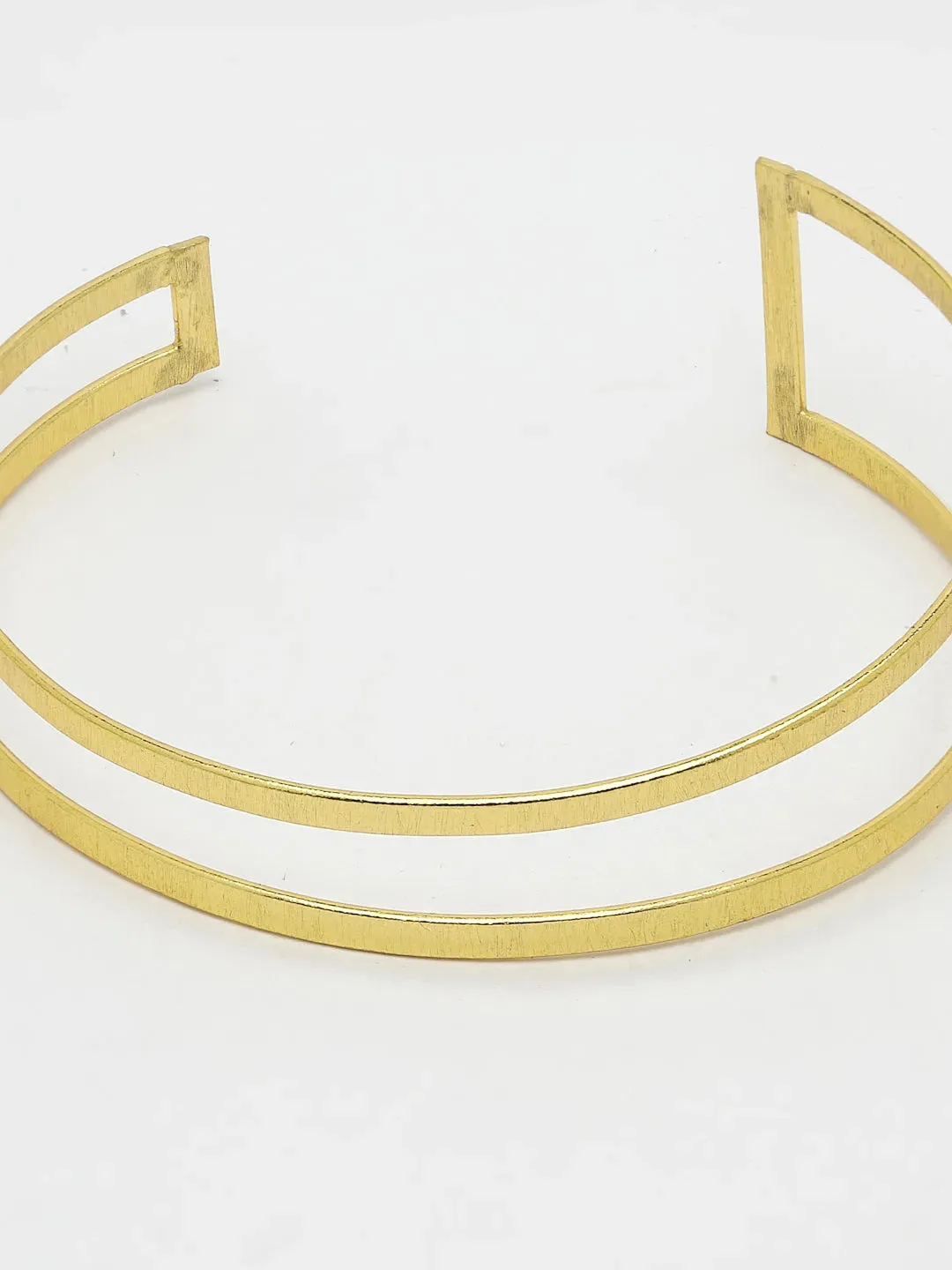 Gold-plated Western Cuff Bracelet