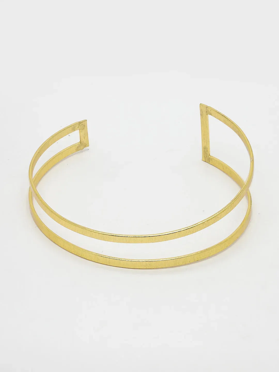 Gold-plated Western Cuff Bracelet