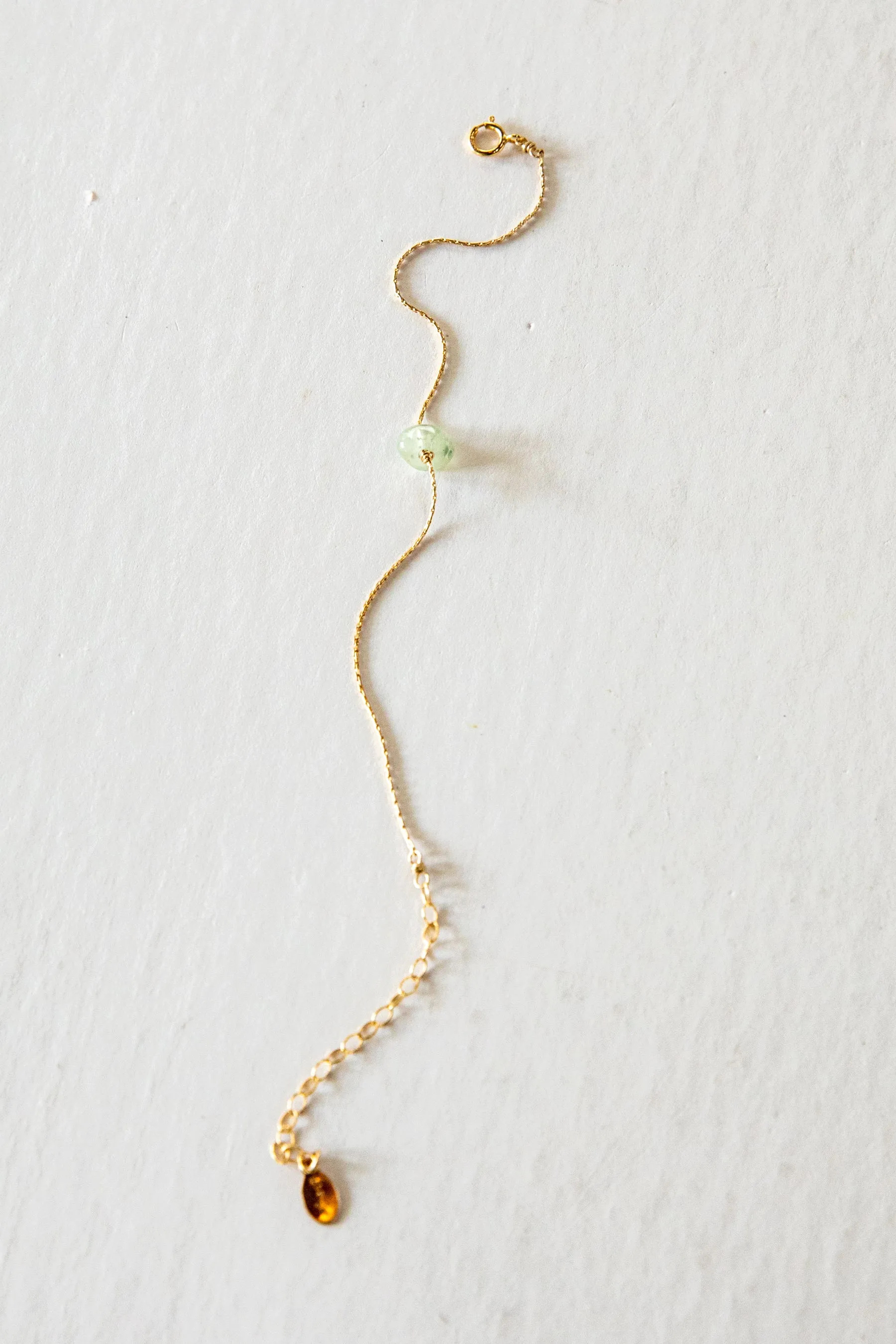 Gold Prehnite Itty Bitty Bracelet