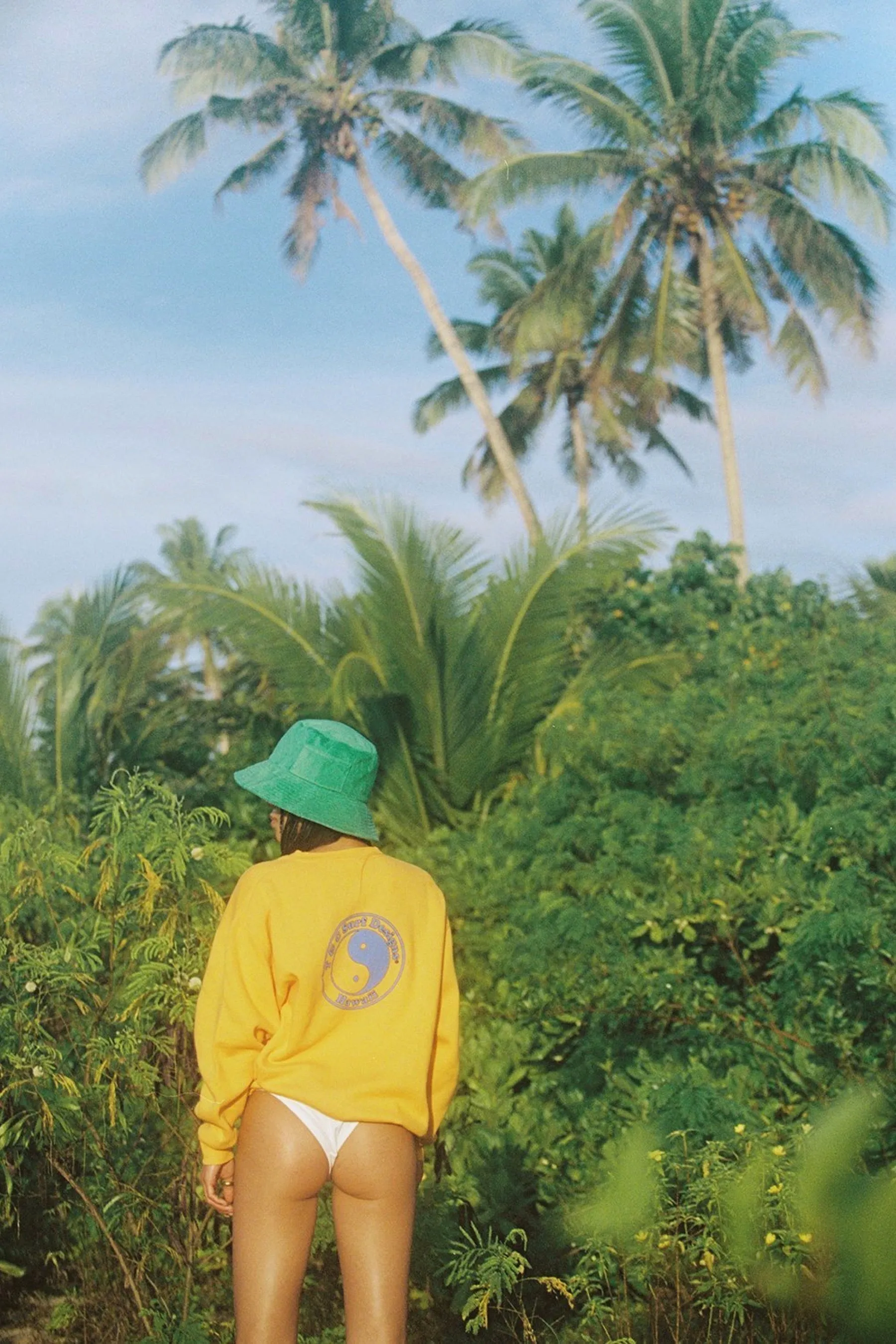 Green Terry Wave Bucket Hat