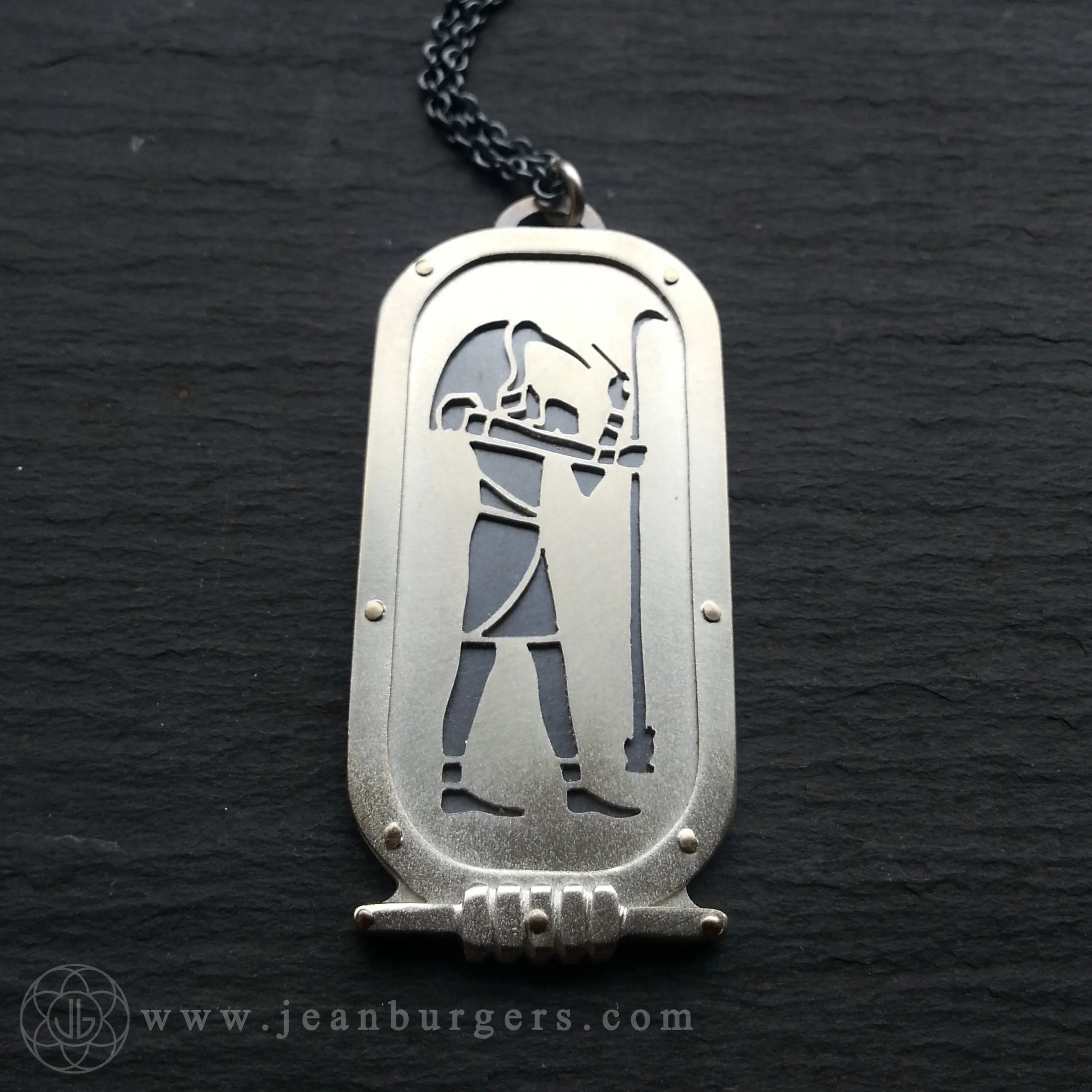Handcut Egyptian Thoth Pendant