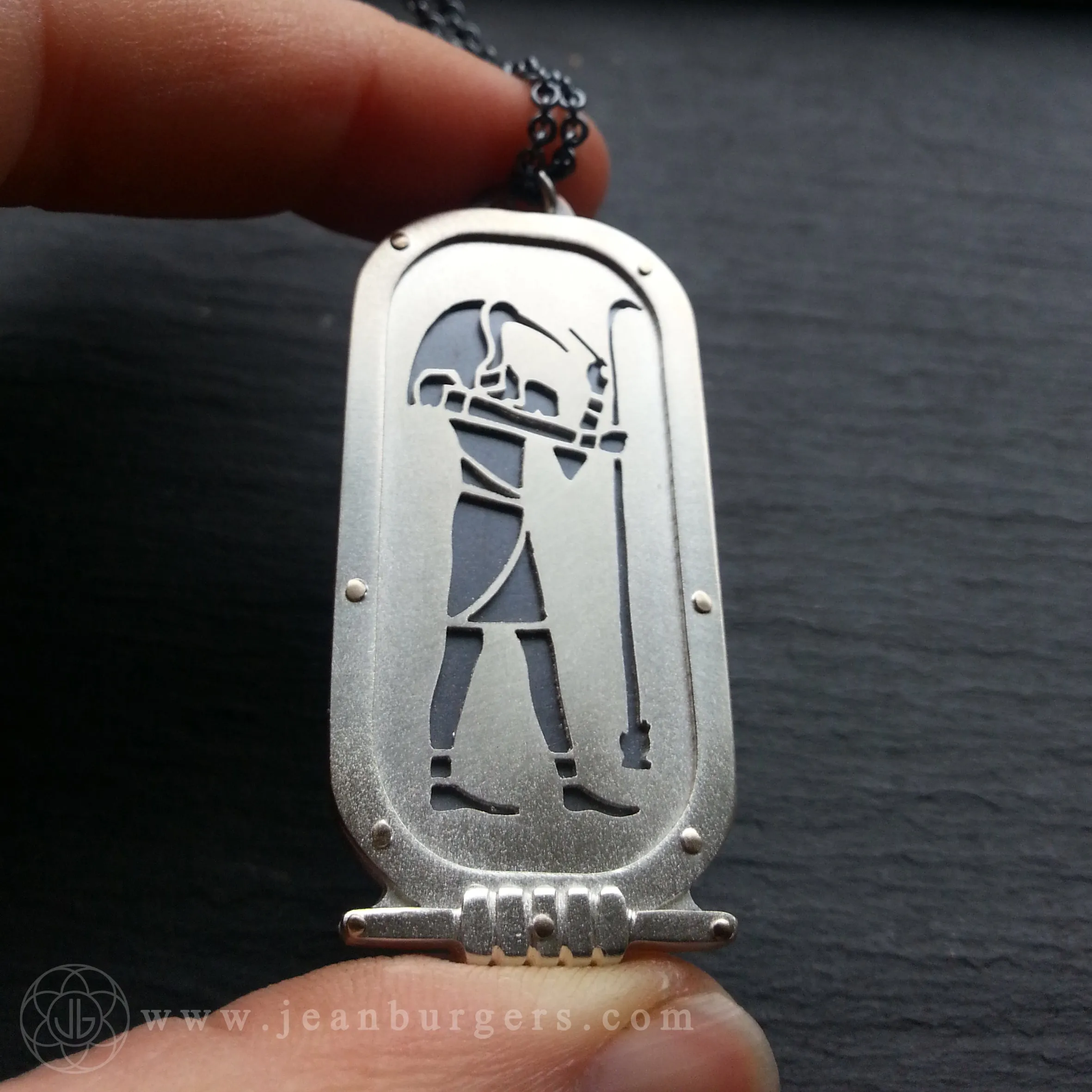Handcut Egyptian Thoth Pendant