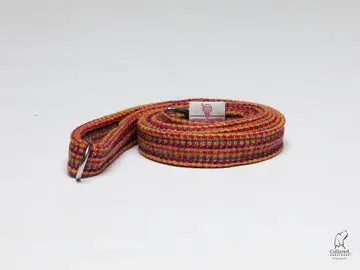 Harris Tweed  Luxury Clasp Dog Collar Bright and Bold Check
