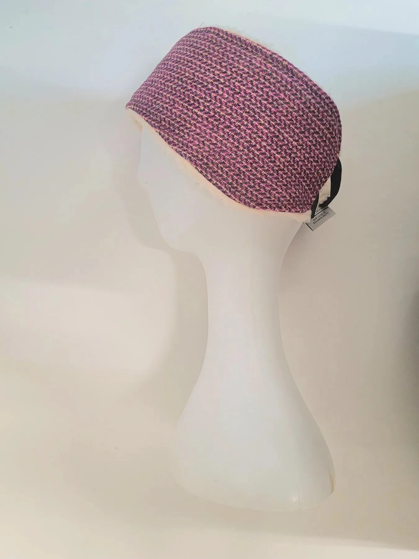 Harris Tweed Pink Paradise Dog Collar