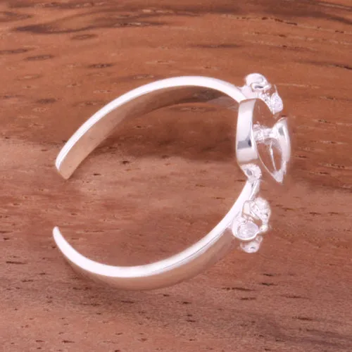 Hawaiian Plumeria and Slipper Toe Ring