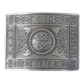 Highland Serpent Kilt Belt Silver Buckle