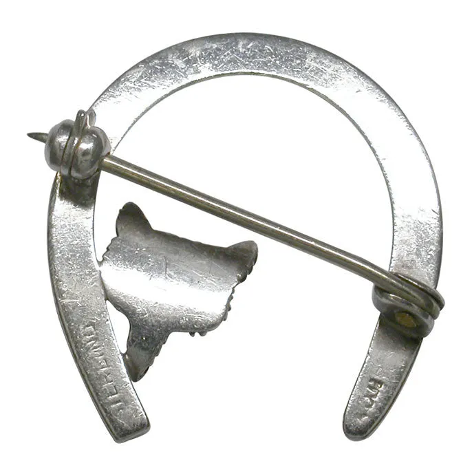 Horse Shoe & Fox Brooch