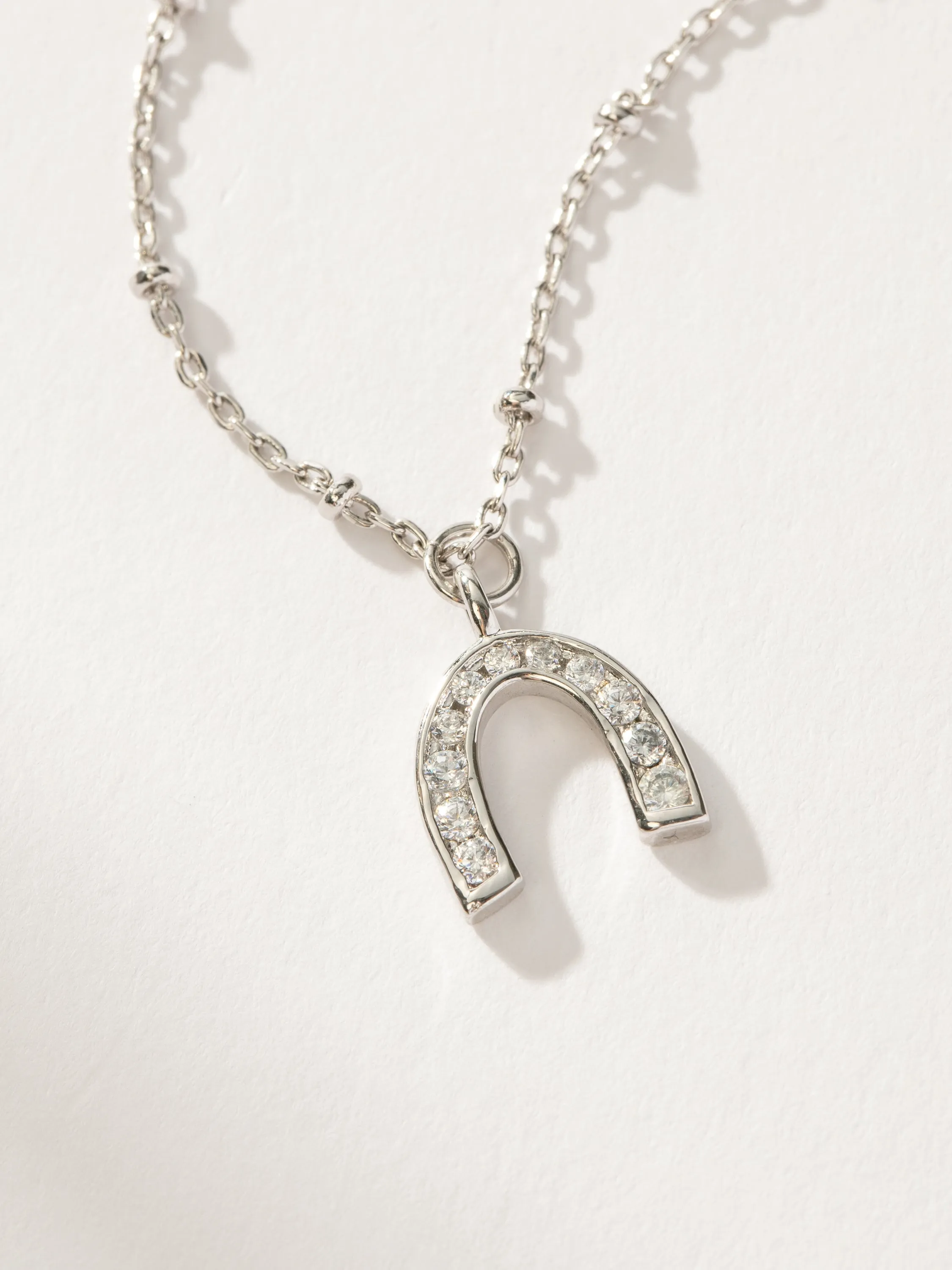Horseshoe Pendant Necklace