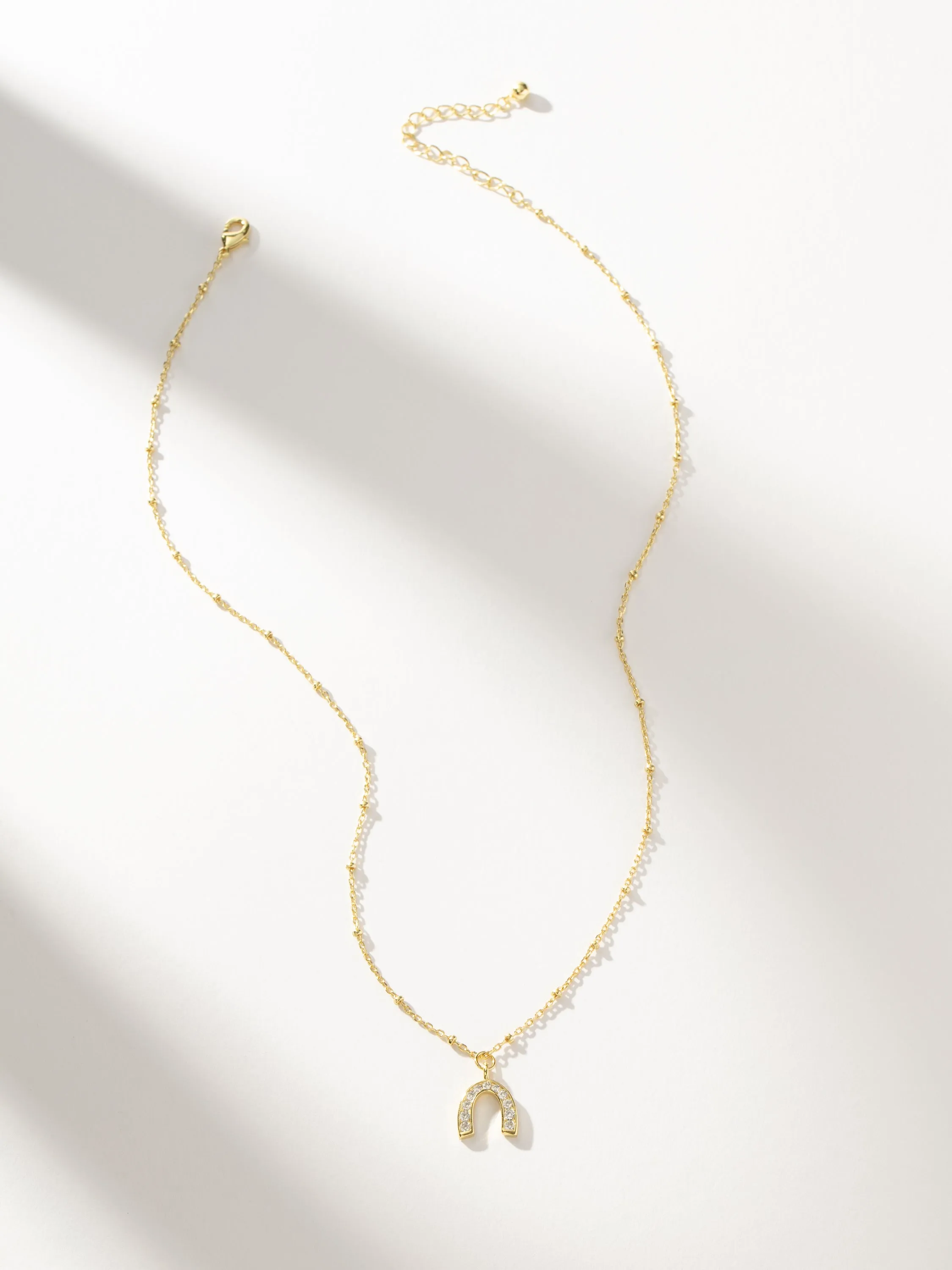 Horseshoe Pendant Necklace