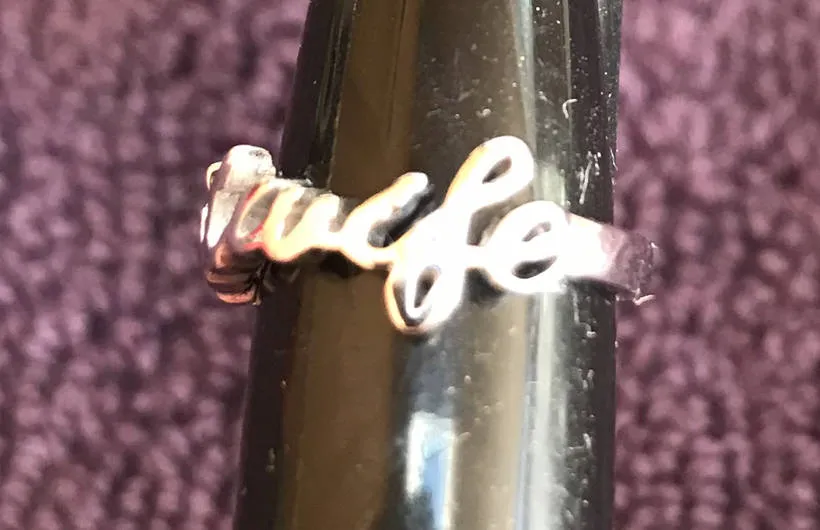 Hotwife Ring, Toe Ring in Sterling Silver, includes gift bag