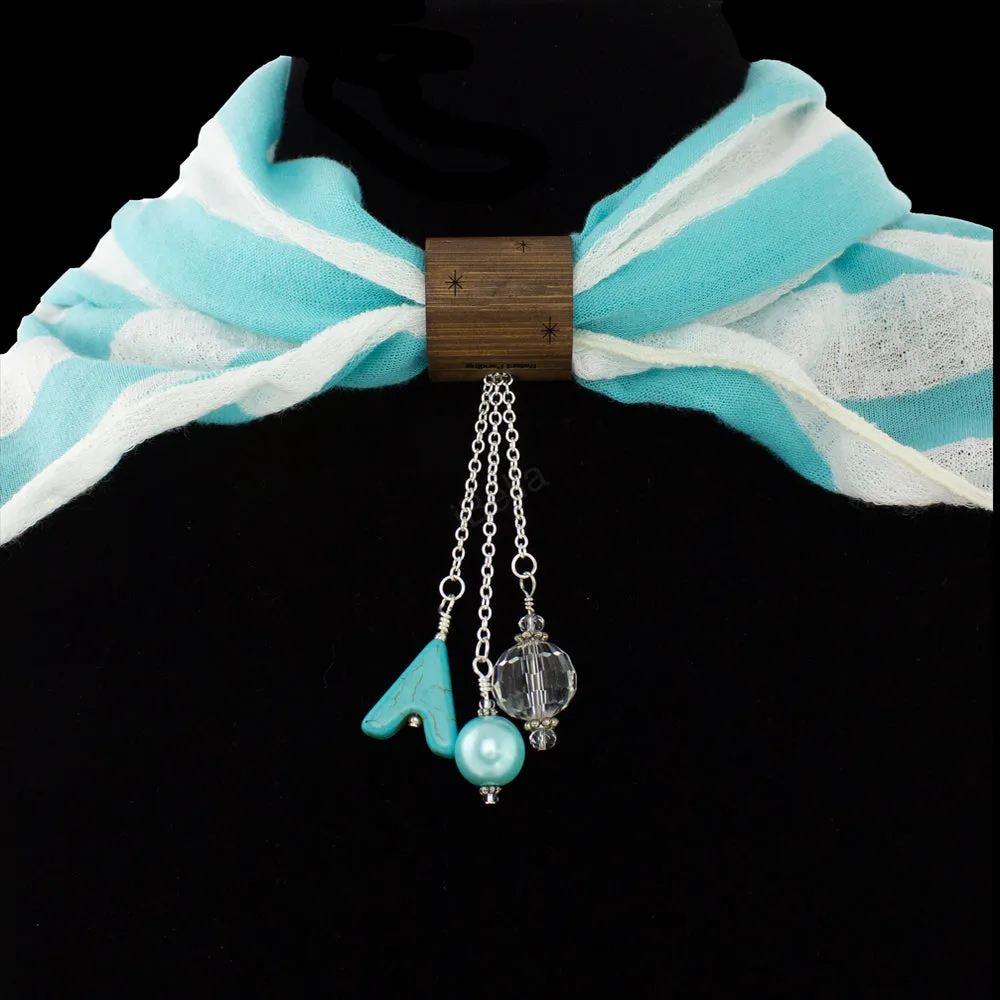 iBella® Scarf Slide Jewelry Set - Baja