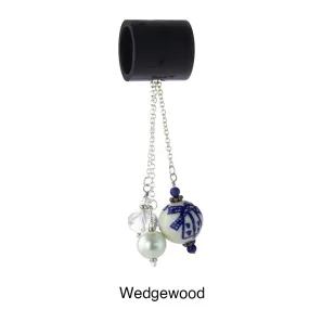 iBella® Scarf Slide Jewelry Set - Wedgewood