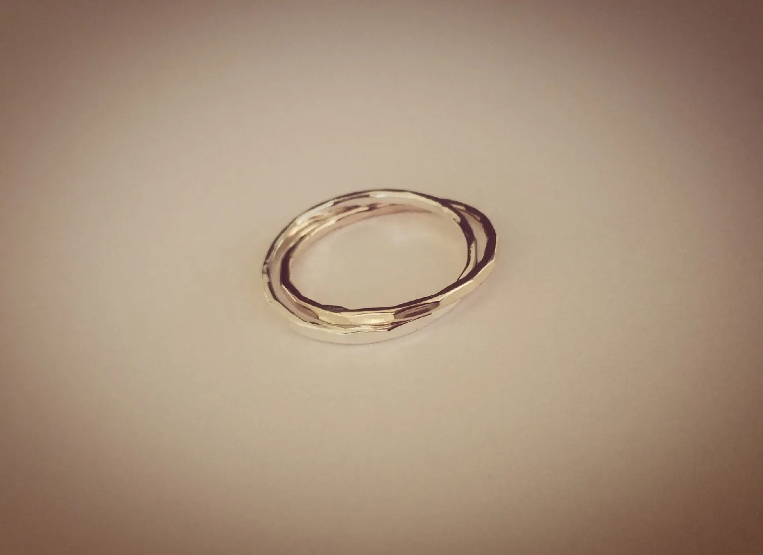 Interlocking Ring, Thumb Ring, Russian Ring, Thumb Ring, Hammered, Textured Ring, Rolling Ring, Stacking Ring, Minimalist Ring, Unique Rings