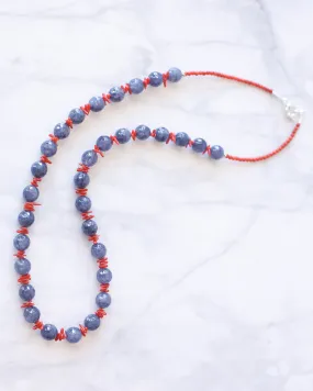 Jade and Coral Necklace