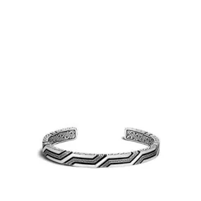 John Hardy Men's Classic Chain Silver 8mm Small Cuff Bracelet